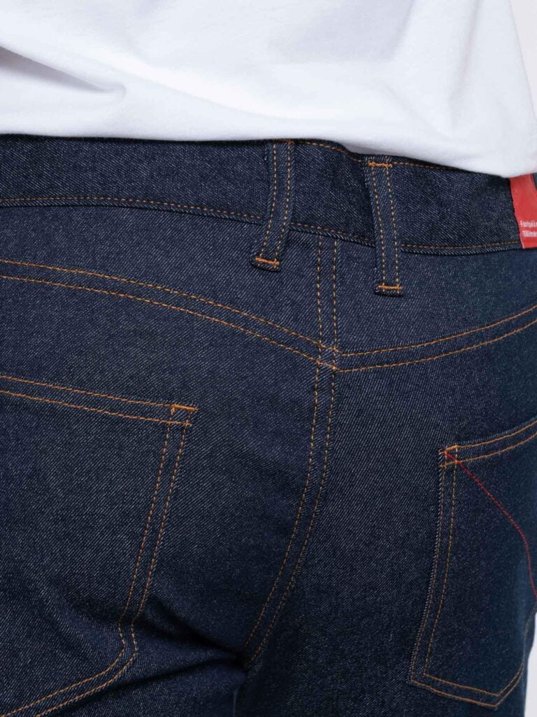 1083 - JEANS SLIM 104N FUSELE coton bio filidenim flex bleu Homme