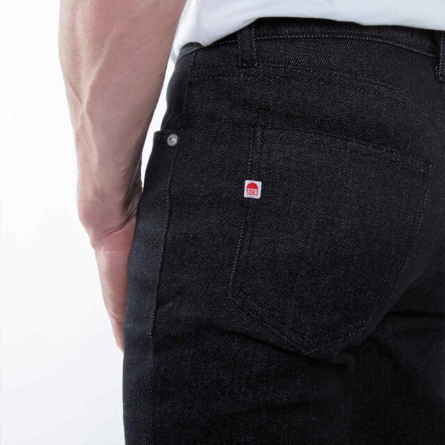 1083 - JEANS AJUSTE 105N ATHLETIQUE coton bio superdenim flex noir brut