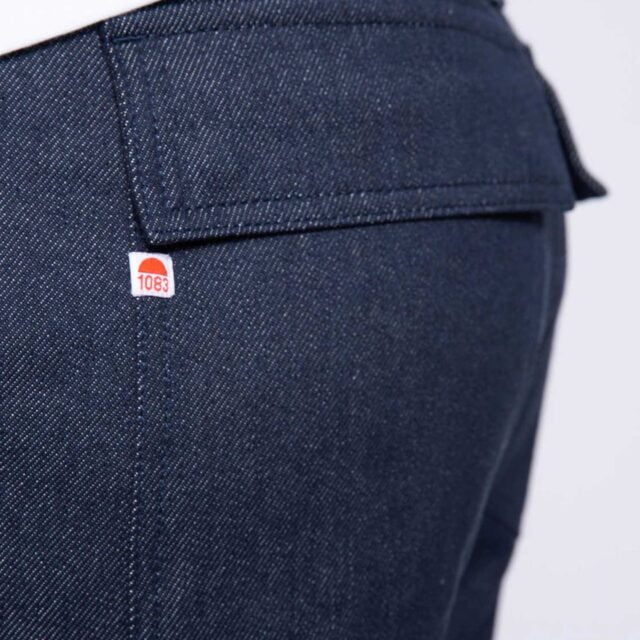 1083 - CARGO DROIT 111N coton bio superdenim bleu Homme