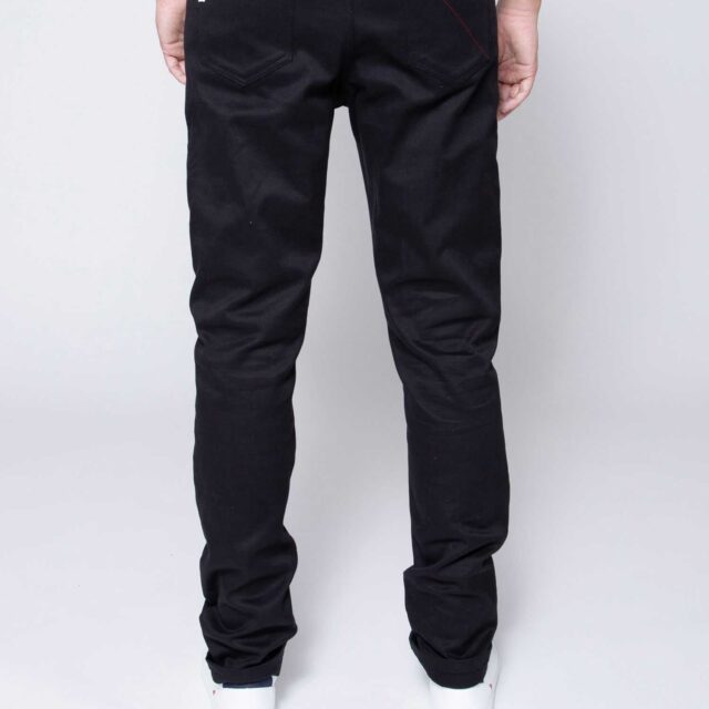 1083 - JOGGJEANS AJUSTE 113N coton bio microdenim doubleflex uni noir