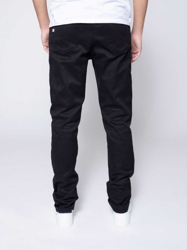 1083 - JOGGJEANS AJUSTE 113N coton bio microdenim doubleflex uni noir