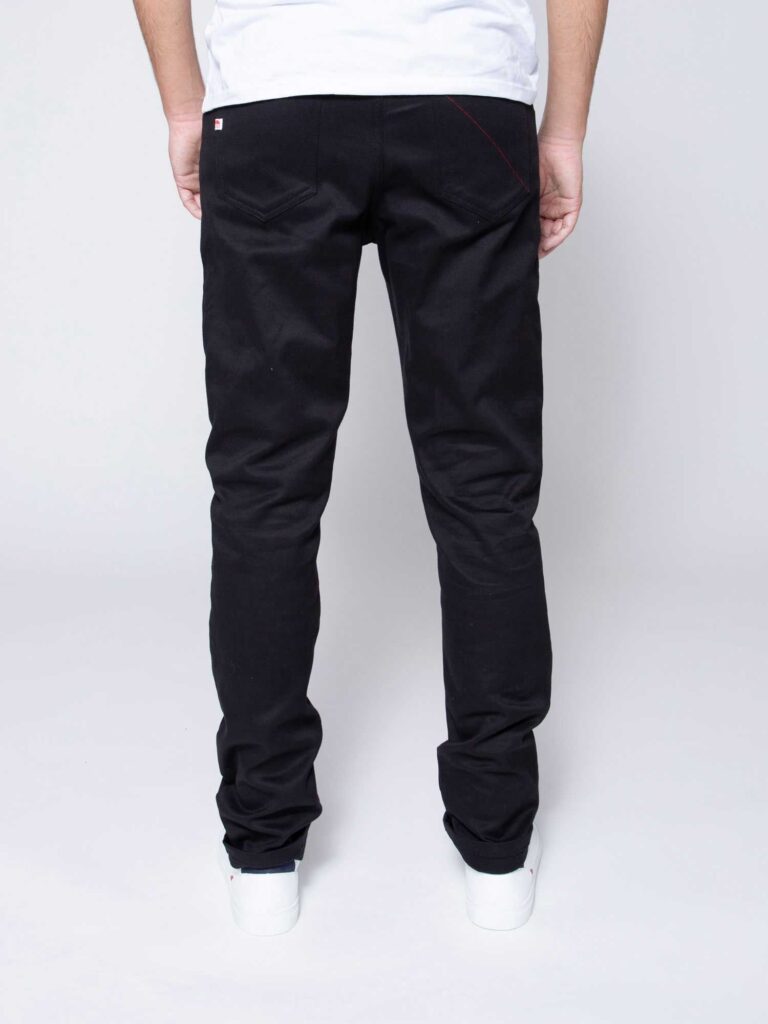 1083 - JOGGJEANS AJUSTE 113N coton bio microdenim doubleflex uni noir