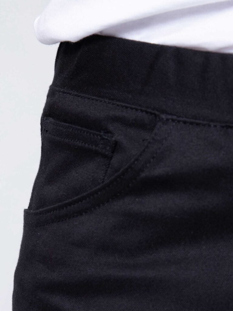 1083 - JOGGJEANS AJUSTE 113N coton bio microdenim doubleflex uni noir