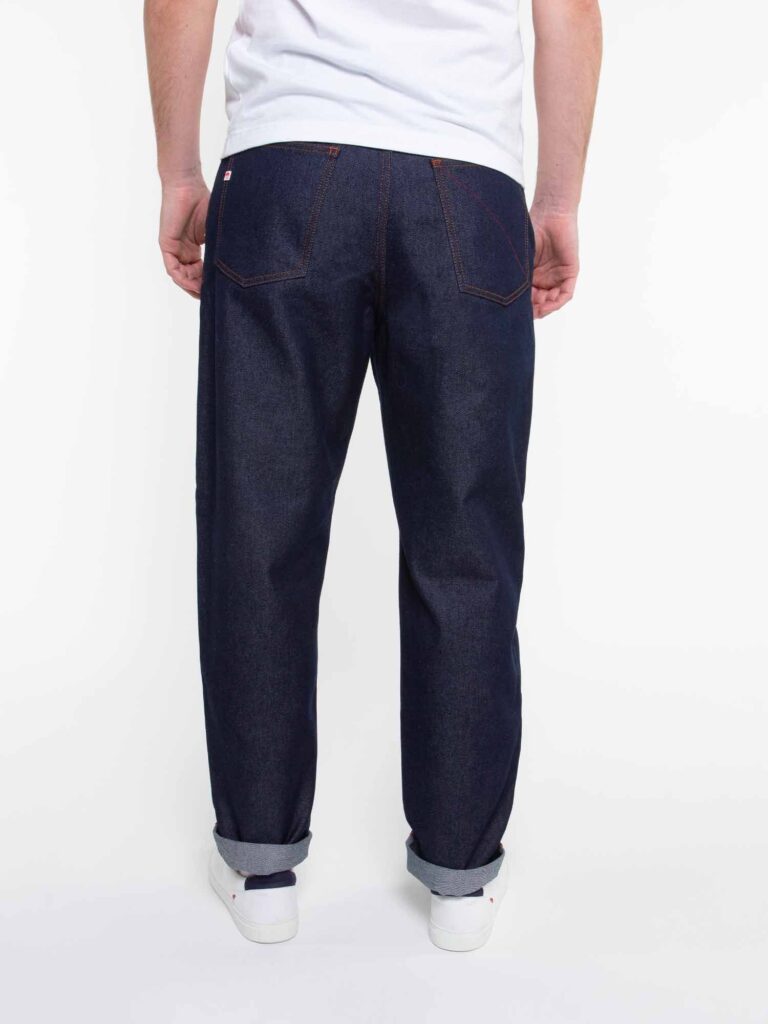 1083 - JEANS BALLON 119N coton bio superdenim indigo brut Homme