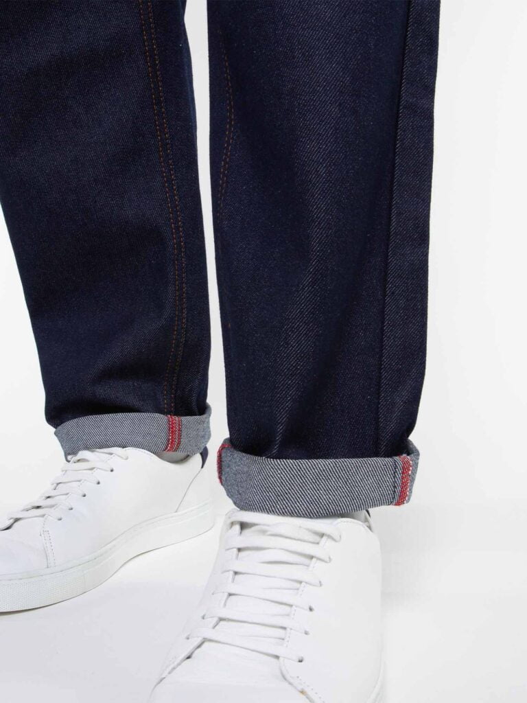 1083 - JEANS BALLON 119N coton bio superdenim indigo brut Homme