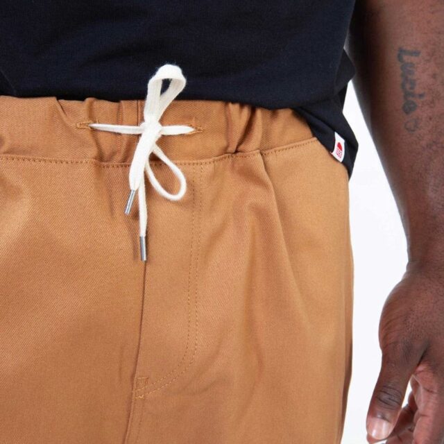 1083 - JOGGJEANS CAROTTE 122N coton bio filidenim flex uni camel Homme