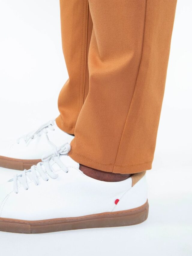 1083 - JOGGJEANS CAROTTE 122N coton bio filidenim flex uni camel Homme