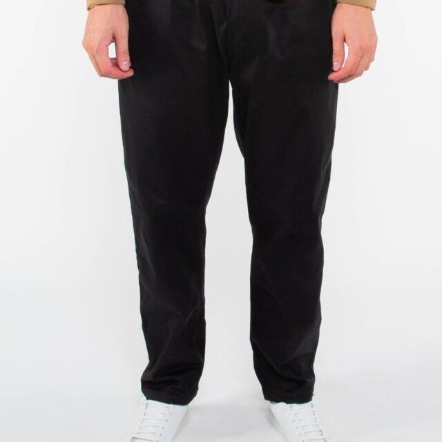 1083 - JOGGJEANS CAROTTE 122N coton bio microdenim doubleflex uni noir