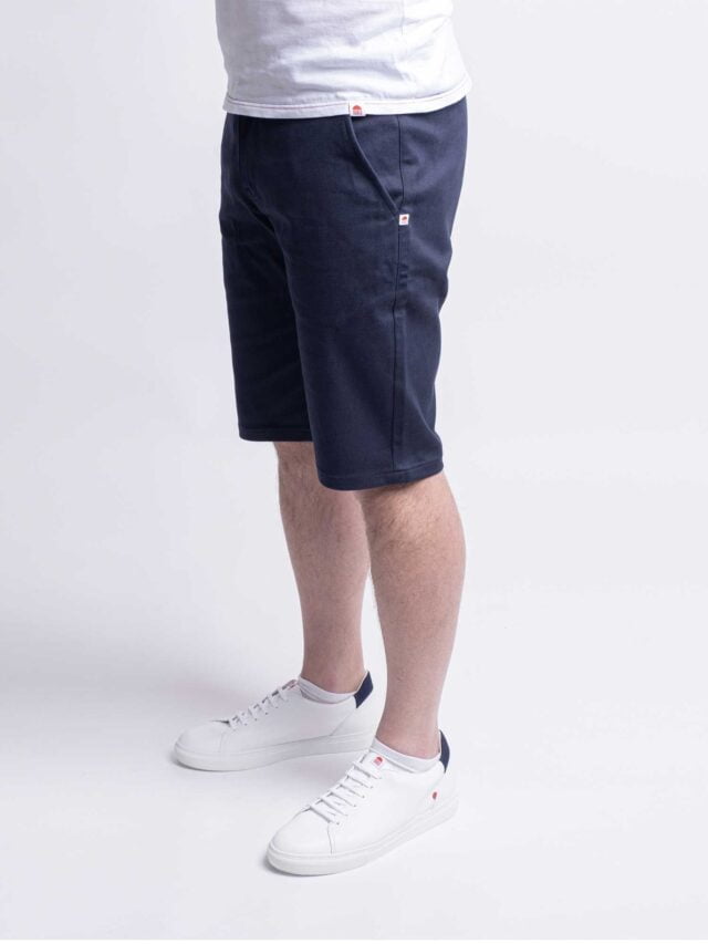 1083 - BERMUDA CHINO AJUSTE 169N coton bio filidenim flex uni bleu marine