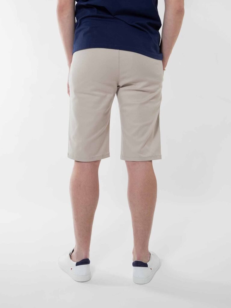 1083 - BERMUDA CHINO AJUSTE 169N coton bio filidenim flex uni beige Homme
