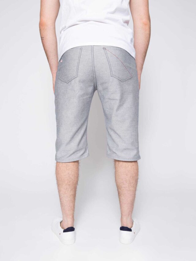 1083 - BERMUDA DROIT 171N coton bio denimoriginal bleu inverse Homme