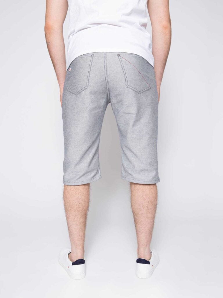 1083 - BERMUDA DROIT 171N coton bio denimoriginal bleu inverse Homme