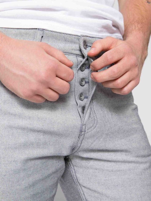 1083 - BERMUDA DROIT 171N coton bio denimoriginal bleu inverse Homme