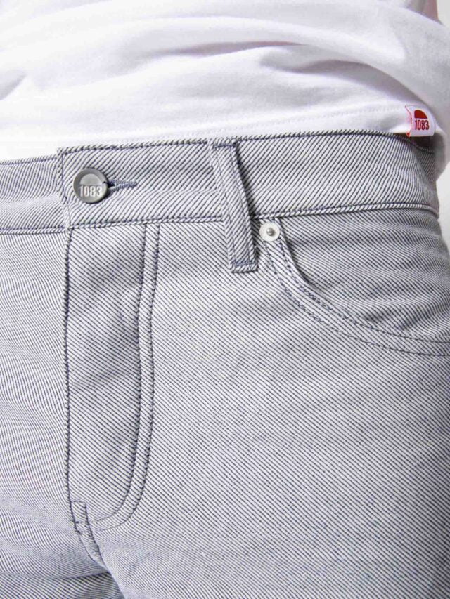 1083 - BERMUDA DROIT 171N coton bio denimoriginal bleu inverse Homme