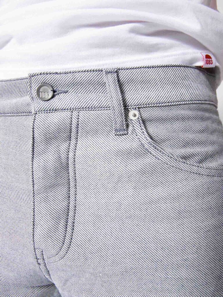 1083 - BERMUDA DROIT 171N coton bio denimoriginal bleu inverse Homme