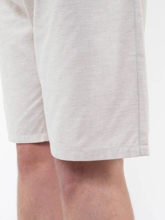 1083 - JOGGSHORT AMPLE 172N BLANC DES VOSGES coton bio uni naturel