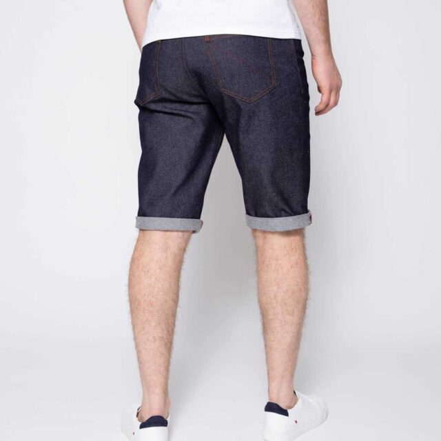 1083 - BERMUDA AJUSTE 173N coton bio superdenim flex indigo brut Homme