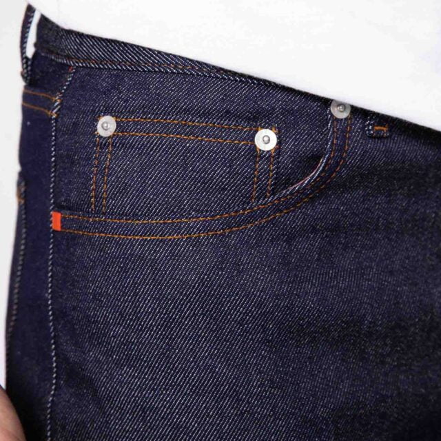 1083 - BERMUDA AJUSTE 173N coton bio superdenim flex indigo brut Homme