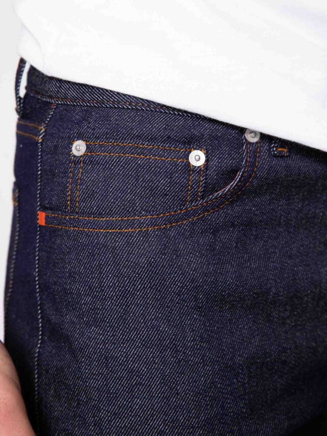 1083 - BERMUDA AJUSTE 173N coton bio superdenim flex indigo brut Homme