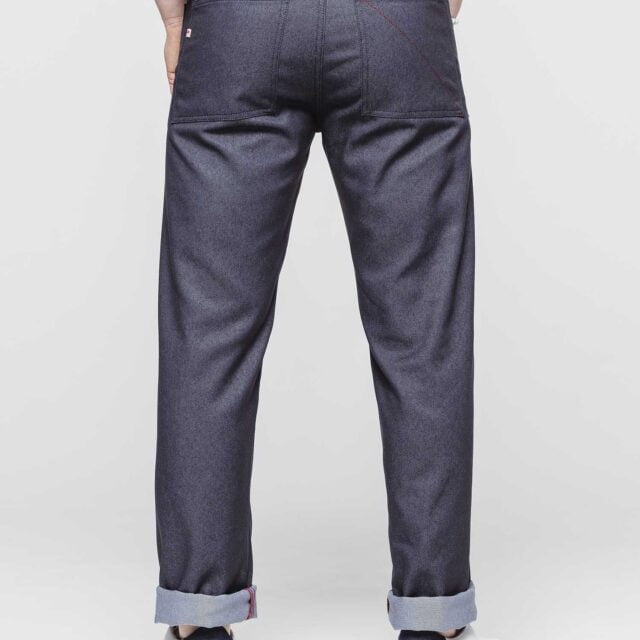 1083 - JEANS LARGE 186N INFINI recycle superdenim bleu Homme