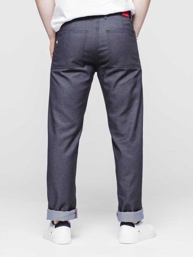 1083 - JEANS LARGE 186N INFINI recycle superdenim bleu Homme