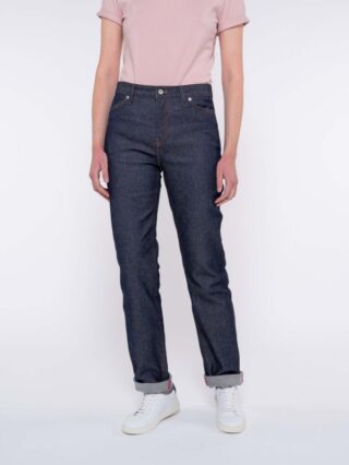 1083 - Jeans droit 201h  flex taille haute