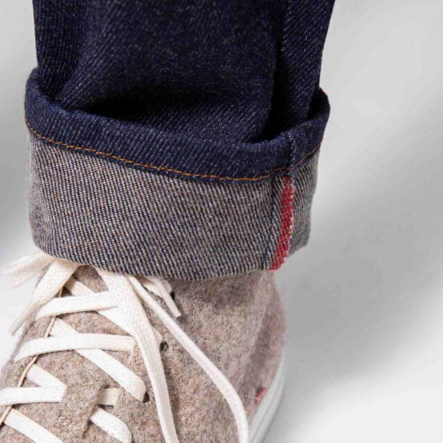 1083 - JEANS LAINE AJUSTE 203N  superdenim indigo brut Femme