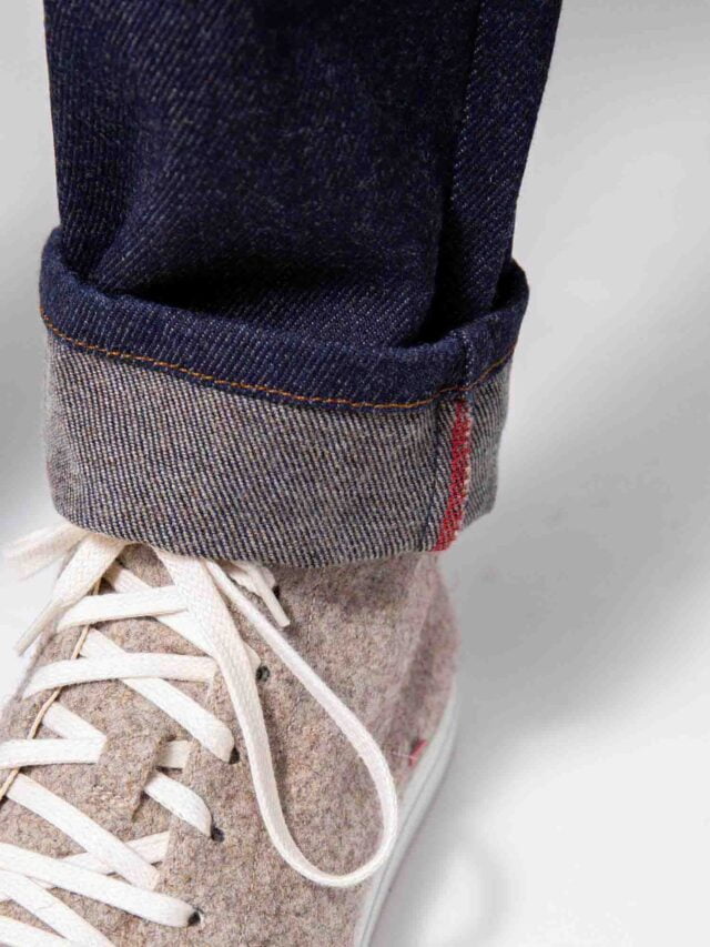 1083 - JEANS LAINE AJUSTE 203N  superdenim indigo brut Femme