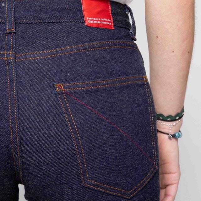 1083 - JEANS LAINE AJUSTE 203N  superdenim indigo brut Femme