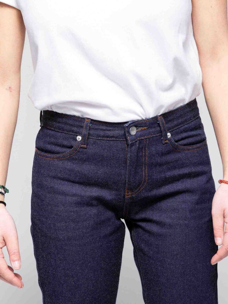 1083 - JEANS LAINE AJUSTE 203N superdenim indigo brut Femme