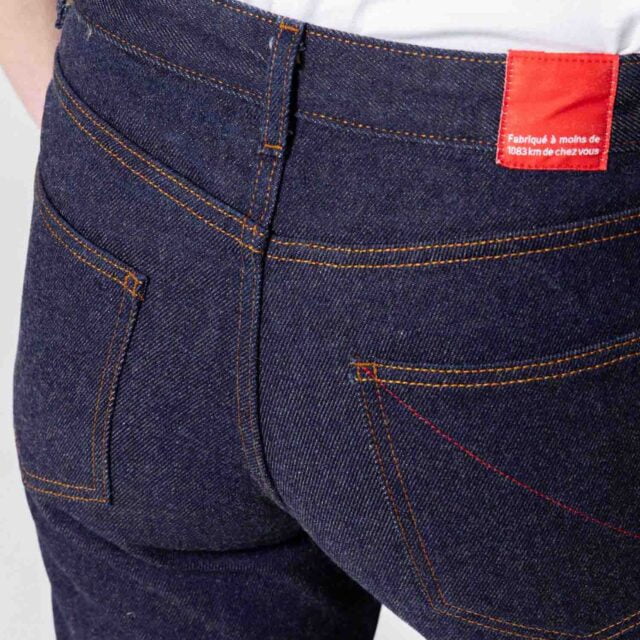 1083 - JEANS LAINE AJUSTE 203N  superdenim indigo brut Femme