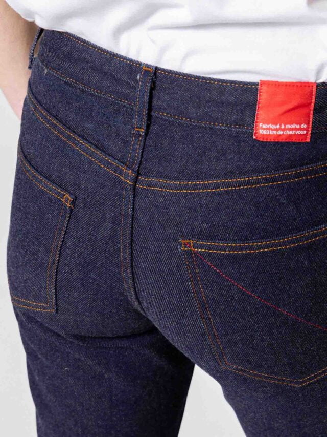 1083 - JEANS LAINE AJUSTE 203N  superdenim indigo brut Femme