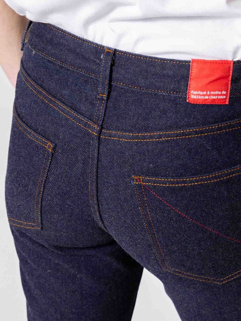 1083 - JEANS LAINE AJUSTE 203N superdenim indigo brut Femme
