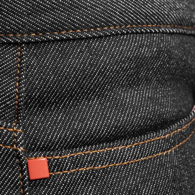 1083 - JEANS SLIM 204H noir brut coton bio superdenim flex