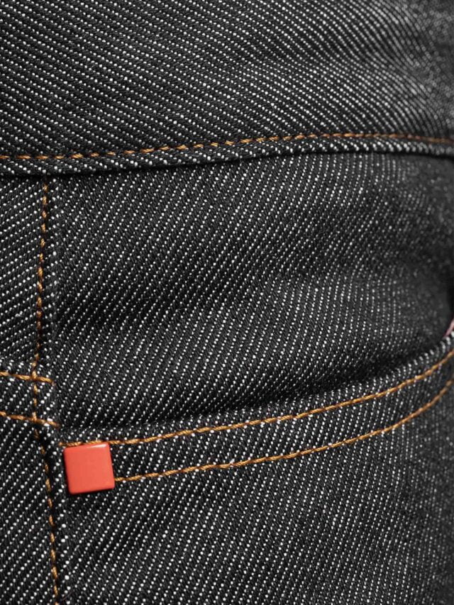 1083 - JEANS SLIM 204H noir brut coton bio superdenim flex