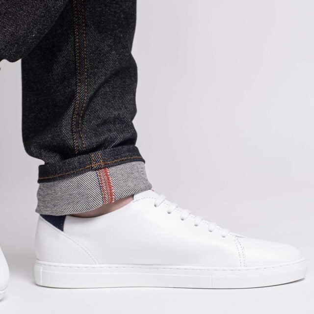 1083 - JEANS SLIM 204H noir brut coton bio superdenim flex