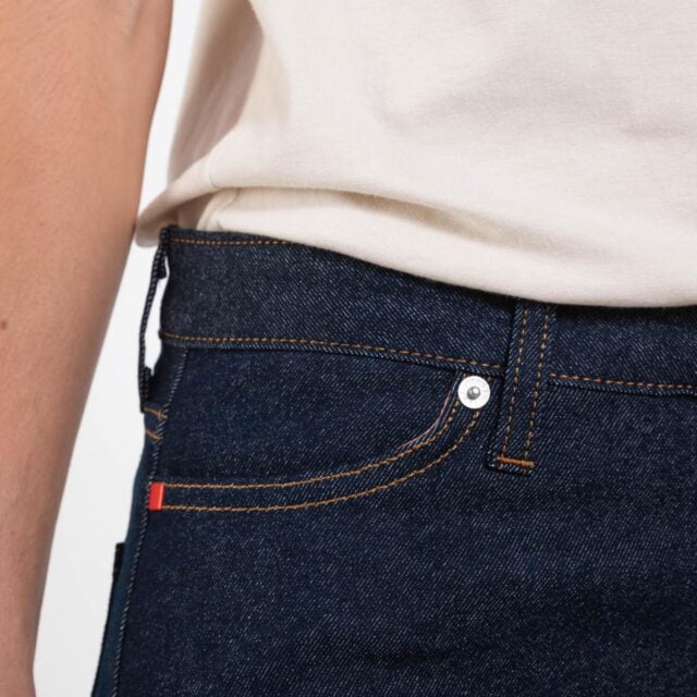 1083 - JEANS SLIM 204N FUSELE coton bio filidenim flex bleu Femme