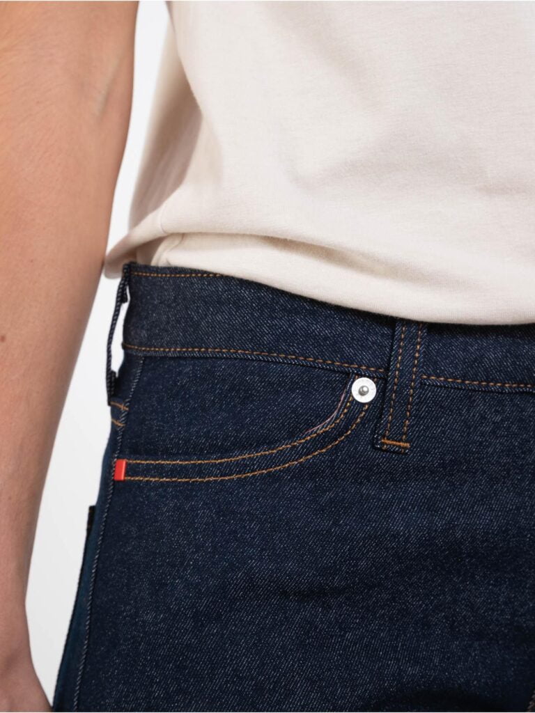 1083 - JEANS SLIM 204N FUSELE coton bio filidenim flex bleu Femme