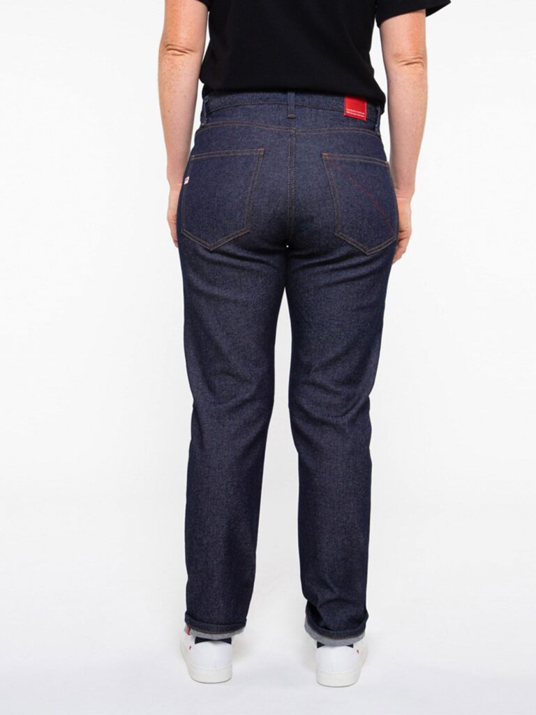 1083 - JEANS GRANDE TAILLE 205N AJUSTE athletique coton bio superdenim flex indigo brut