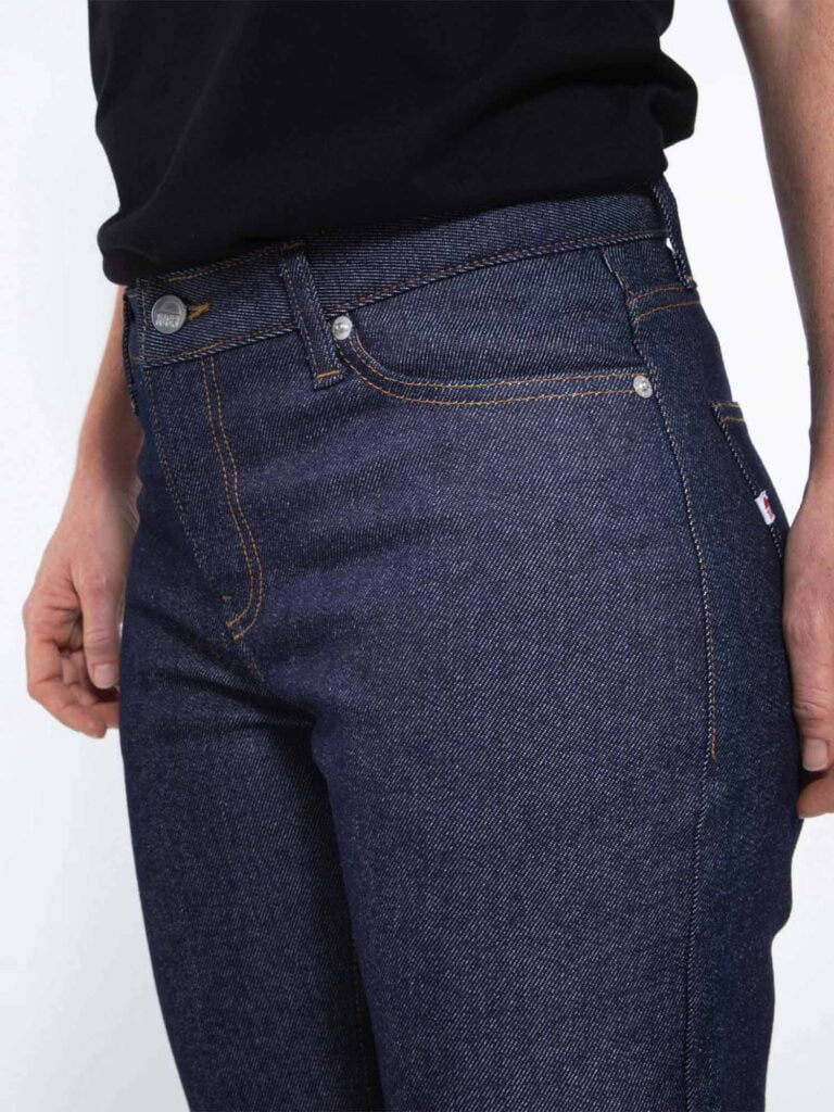 1083 - JEANS GRANDE TAILLE 205N AJUSTE athletique coton bio superdenim flex indigo brut