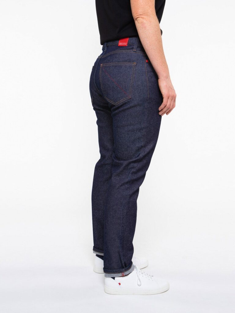 1083 - JEANS GRANDE TAILLE 205N AJUSTE athletique coton bio superdenim flex indigo brut