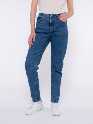 1083 - Jeans mom 208h mam delave taille haute
