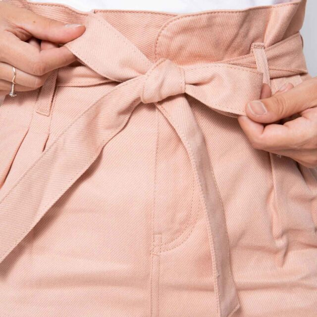 1083 - PANTALON NOUE CAROTTE 209H coton bio uni antique