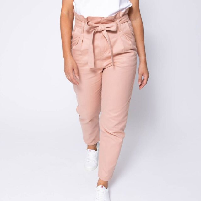 1083 - PANTALON NOUE CAROTTE 209H coton bio uni antique