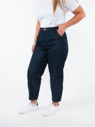 1083 - Jeans ballon 218h bleu 100 %