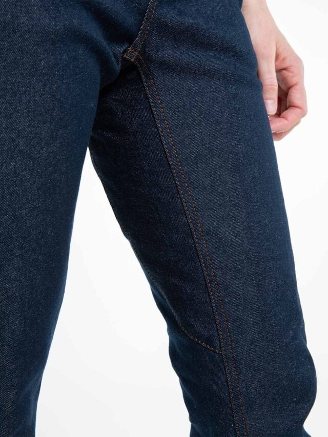 1083 - JEANS SLIM 220H FUSELE ESCALADE coton bio filidenim flex bleu Femme