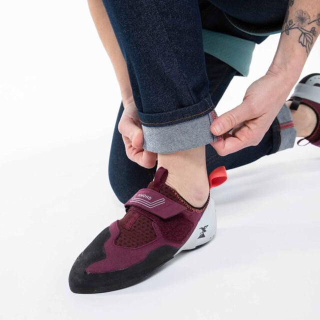 1083 - JEANS SLIM 220H FUSELE ESCALADE coton bio filidenim flex bleu Femme