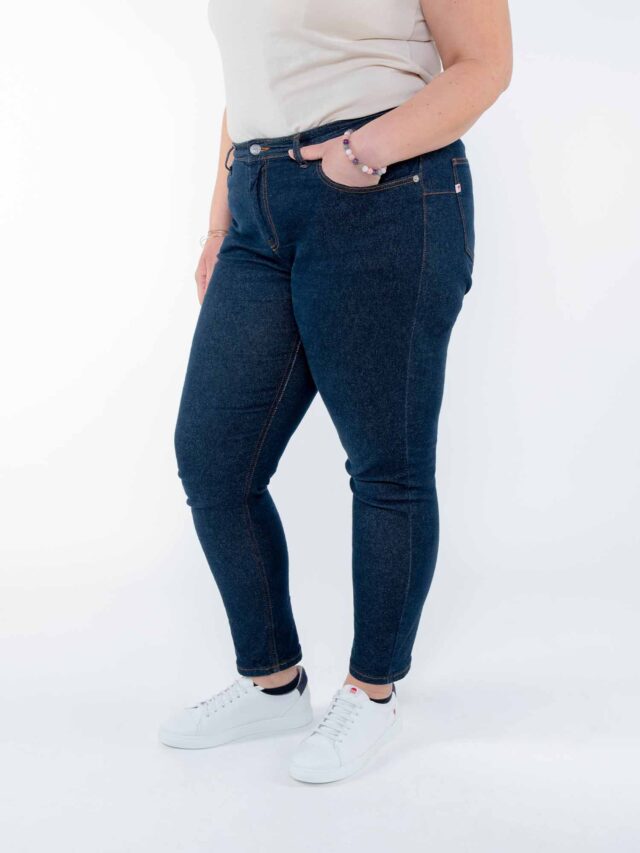 1083 - JEANS O' 244N SLIM coton bio filidenim flex bleu