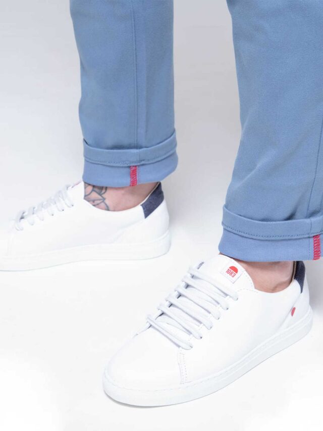 1083 - CHINO AJUSTE 263N coton bio filidenim flex uni bleu horizon Femme