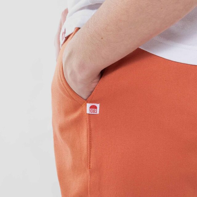 1083 - CHINO AJUSTE 263N coton bio filidenim flex uni brique Femme